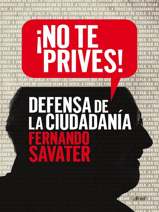 Title details for ¡No te prives! by Fernando Savater - Available